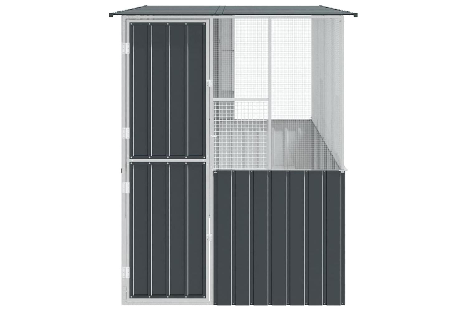 Bird Cage Anthracite 315 X 167 X 200 Cm Galvanised Steel-7