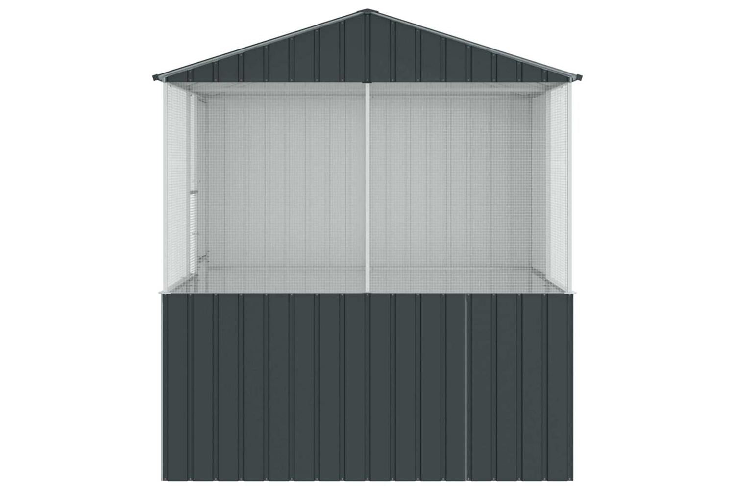 Bird Cage Anthracite 215 X 209 X 230 Cm Galvanised Steel-7