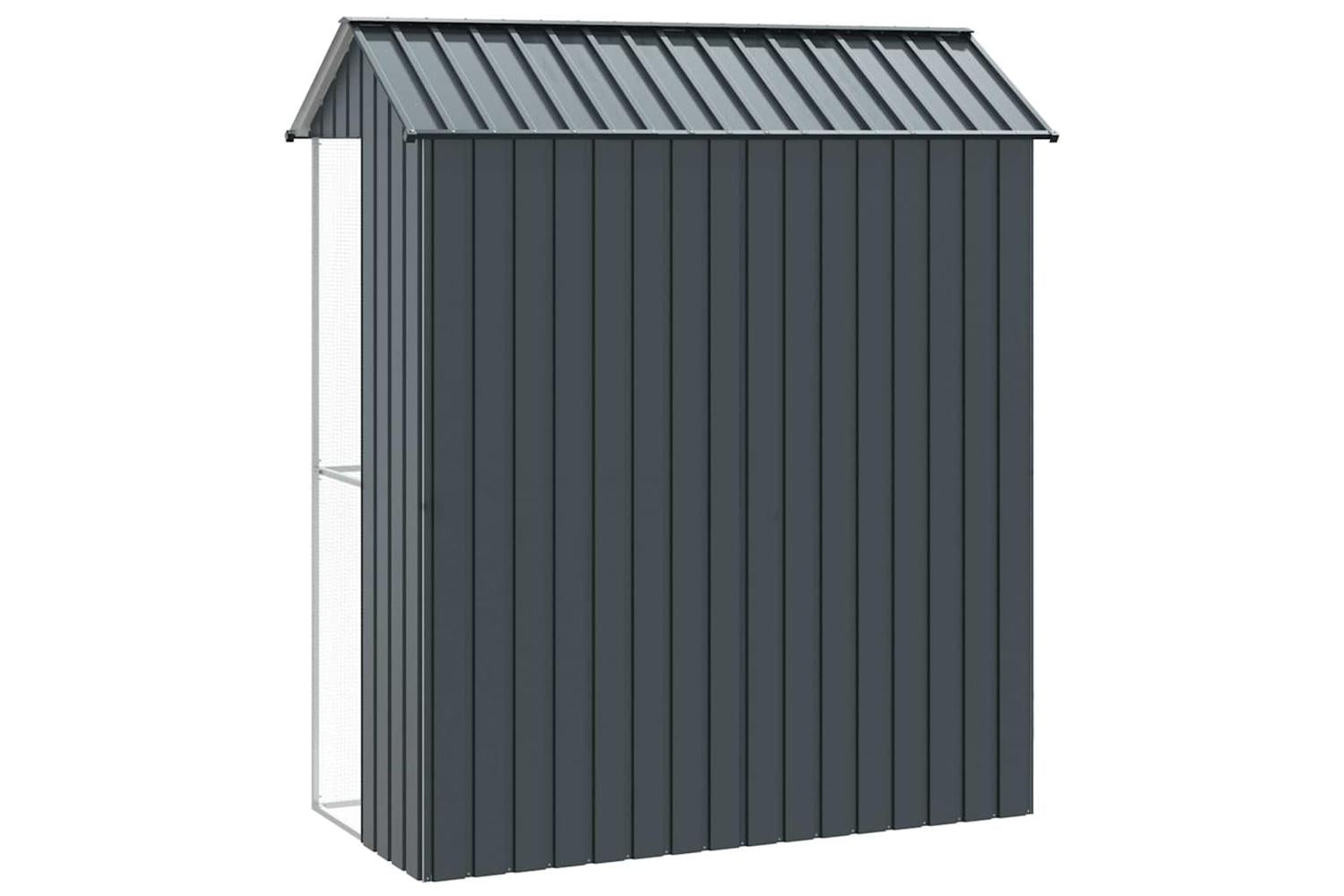 Bird Cage Anthracite 215 X 110 X 247 Cm Galvanised Steel-5