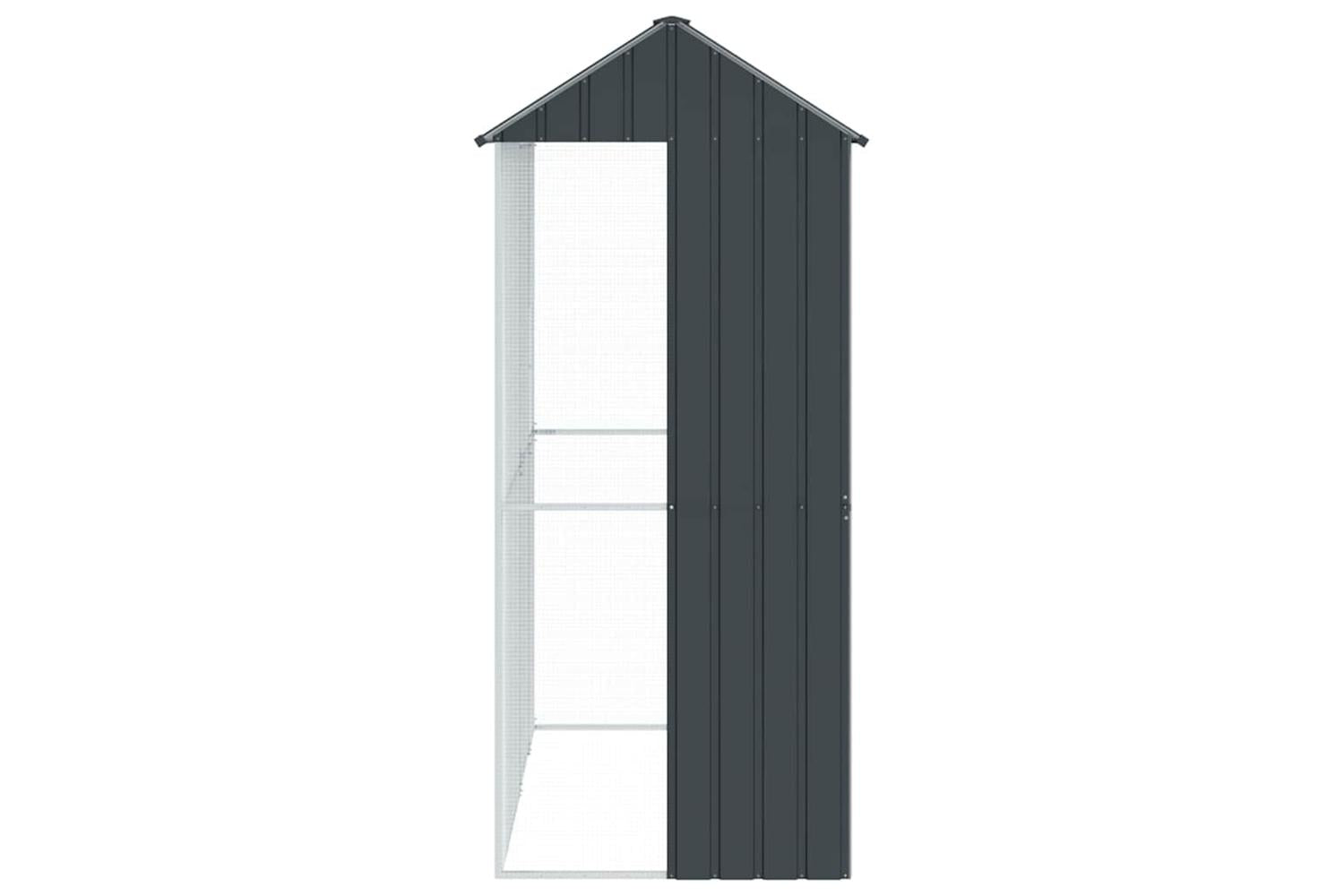 Bird Cage Anthracite 215 X 110 X 247 Cm Galvanised Steel-7