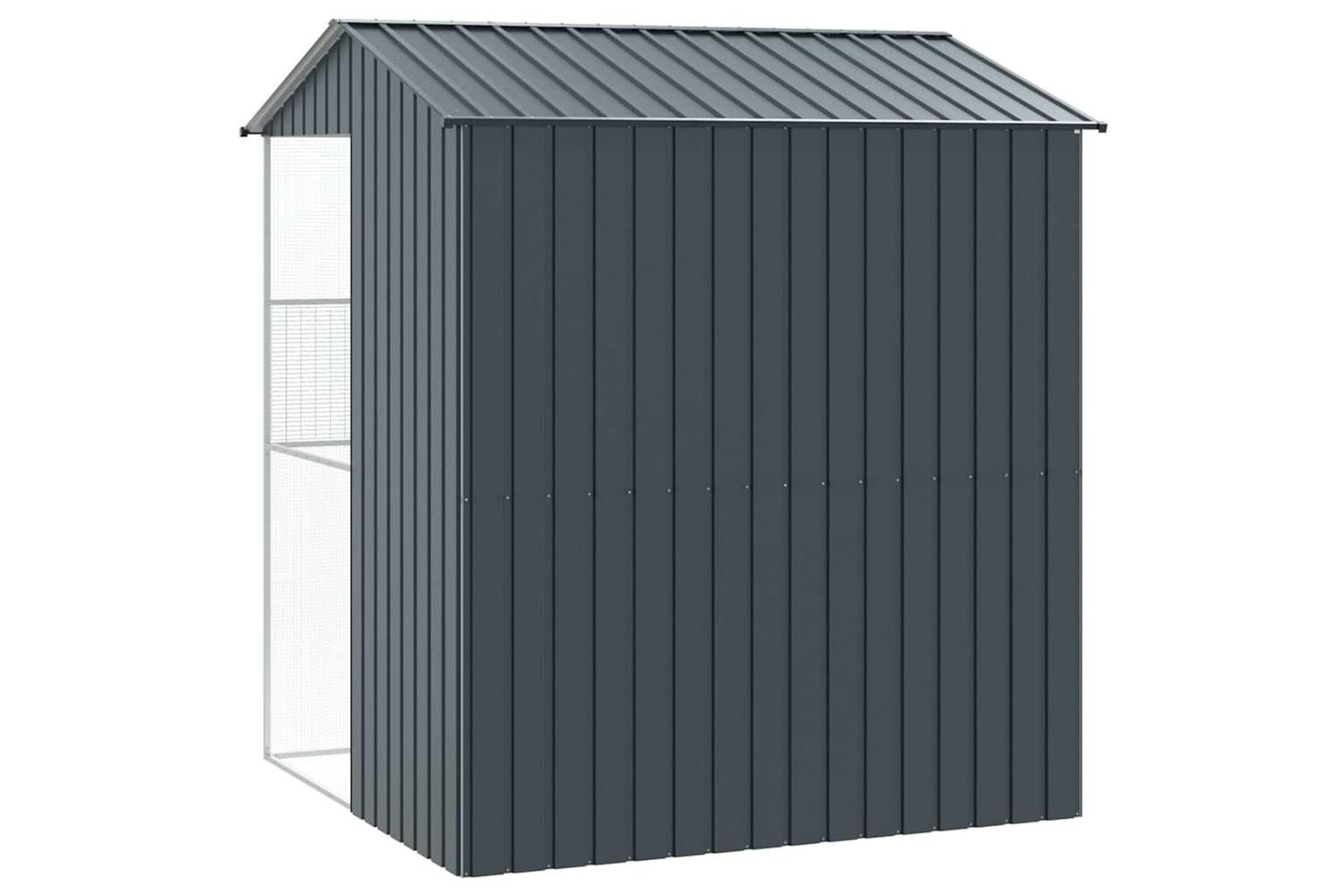 Bird Cage Anthracite 215 X 210 X 247 Cm Galvanised Steel-5