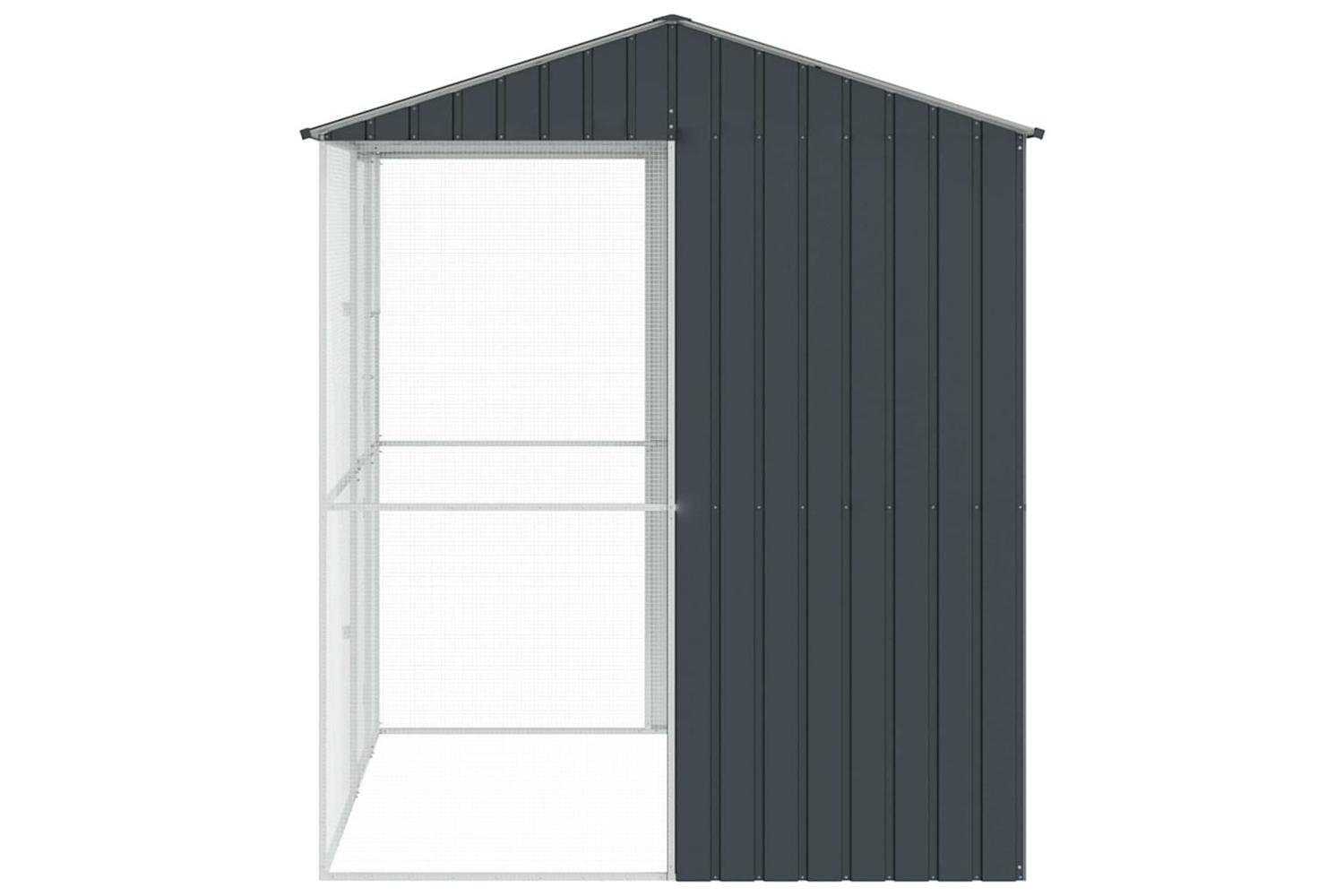 Bird Cage Anthracite 215 X 210 X 247 Cm Galvanised Steel-7