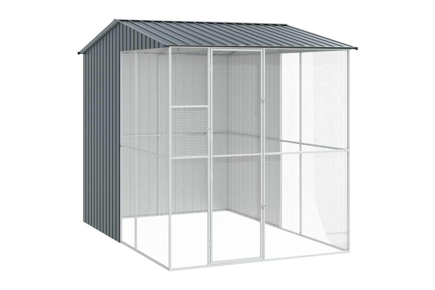 Bird Cage Anthracite 215 X 310 X 247 Cm Galvanised Steel-2