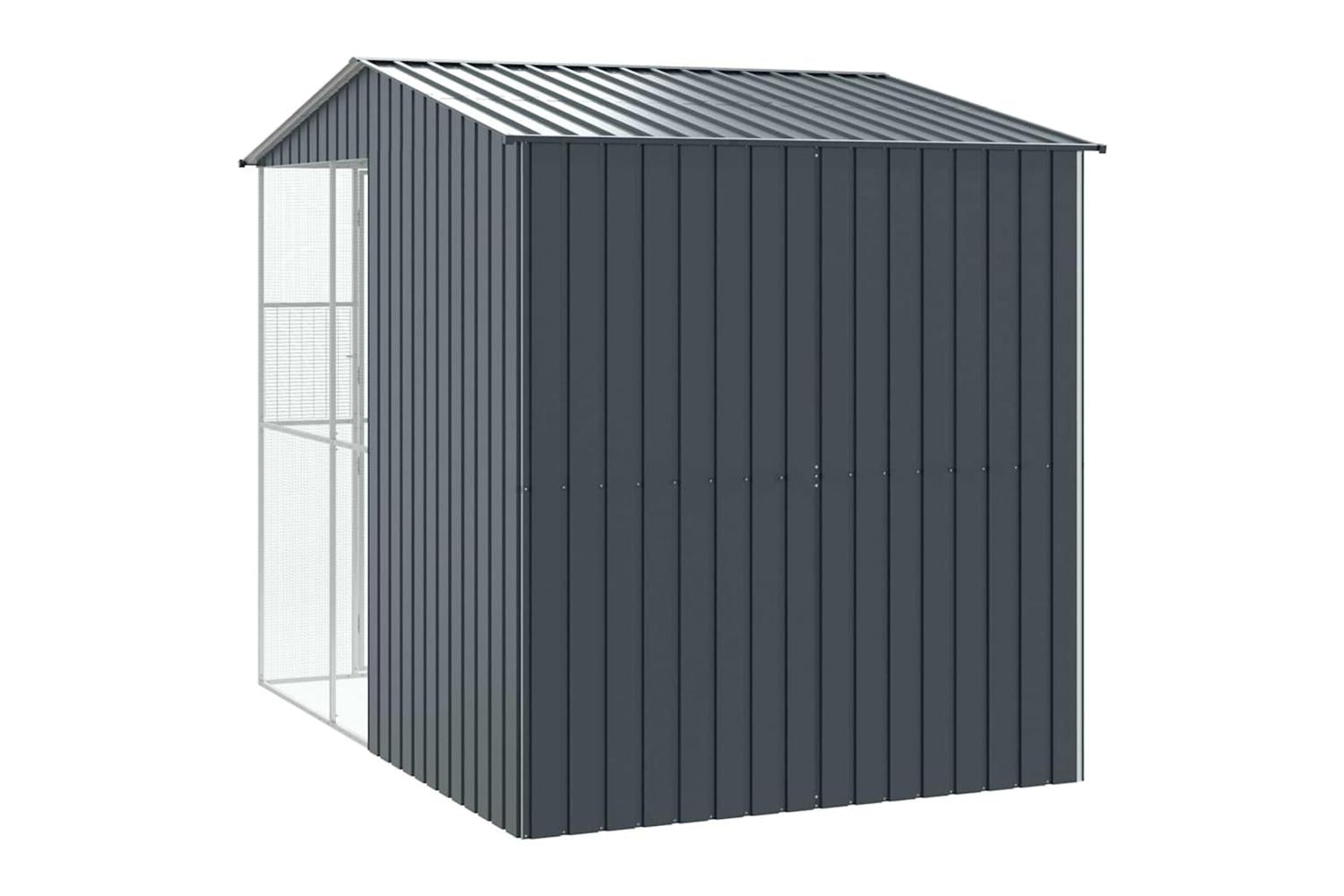 Bird Cage Anthracite 215 X 310 X 247 Cm Galvanised Steel-5