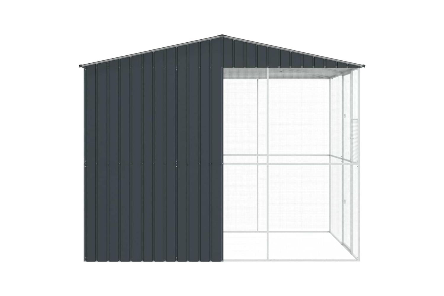Bird Cage Anthracite 215 X 310 X 247 Cm Galvanised Steel-7