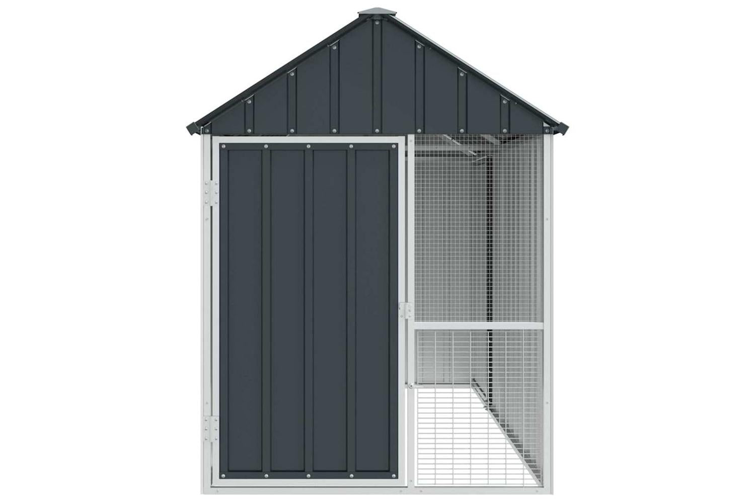 Bird Cage Anthracite 215 X 112 X 141 Cm Galvanised Steel-7