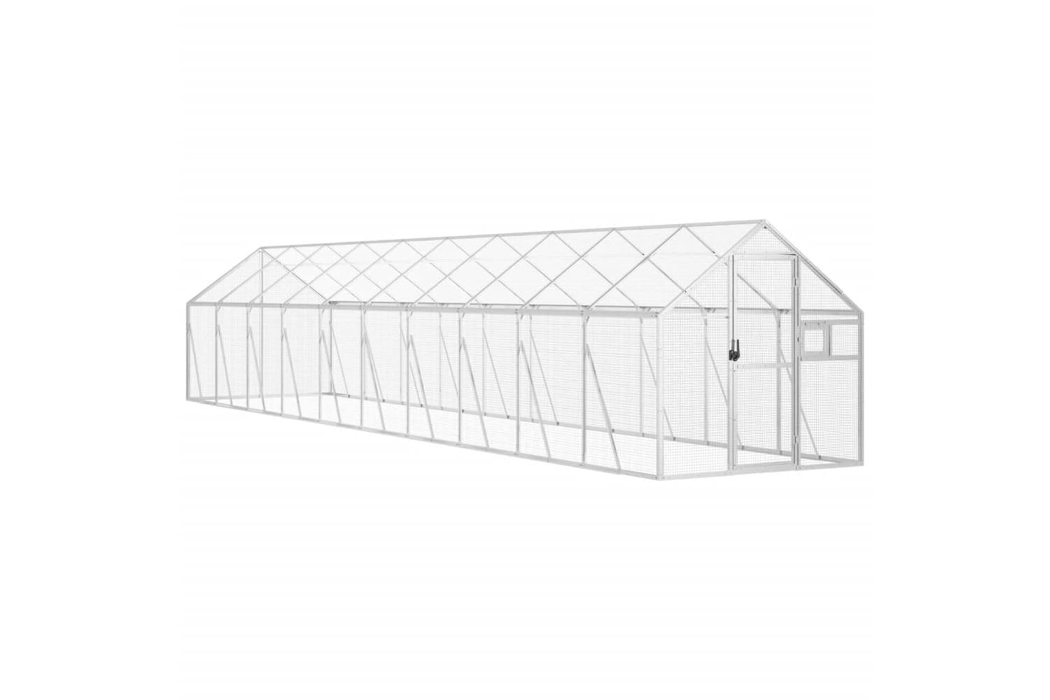 Aviary Silver 179x10x185 M Aluminium