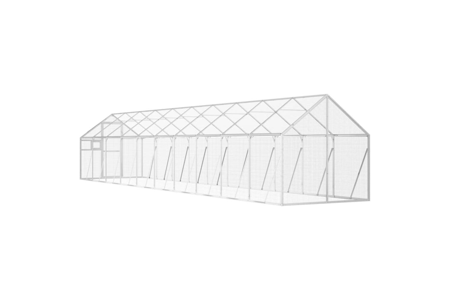 Aviary Silver 179x10x185 M Aluminium-5