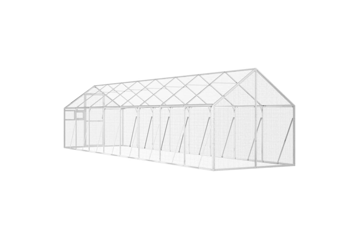 Aviary Silver 179x8x185 M Aluminium-5