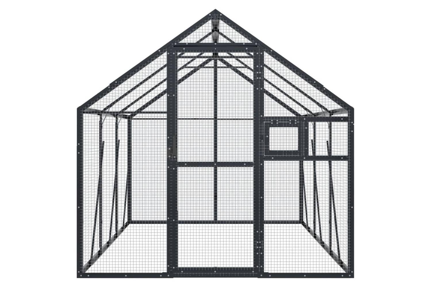 Aviary Anthracite 179x3x185 M Aluminium-3