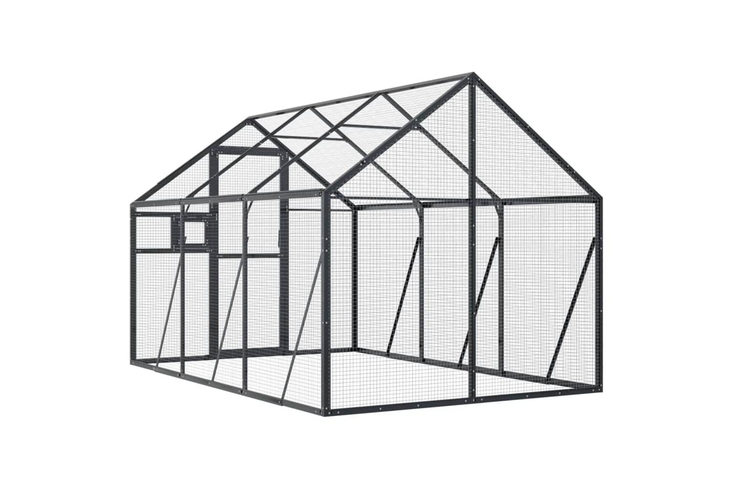 Aviary Anthracite 179x3x185 M Aluminium-5