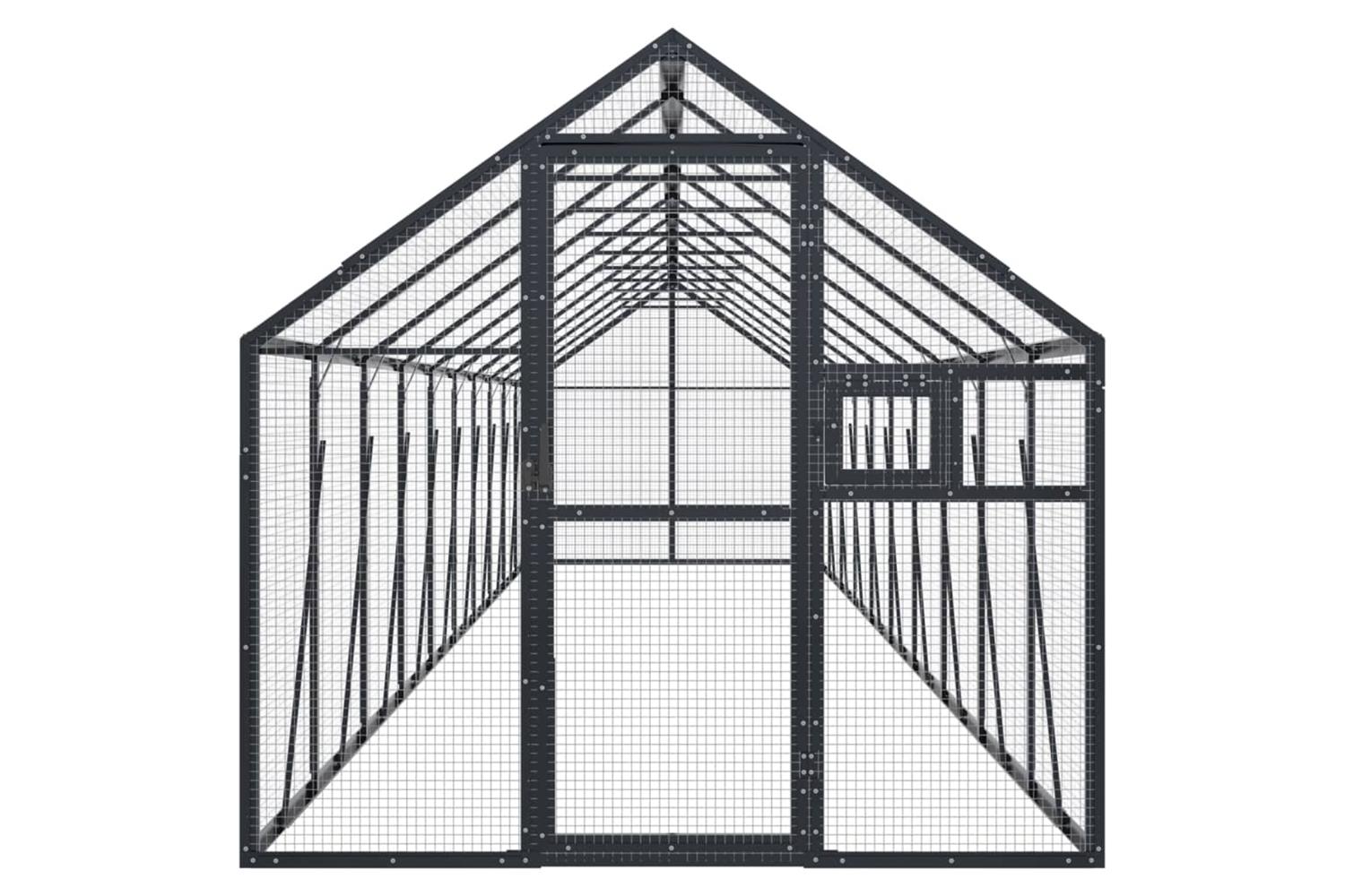 Aviary Anthracite 179x10x185 M Aluminium-3