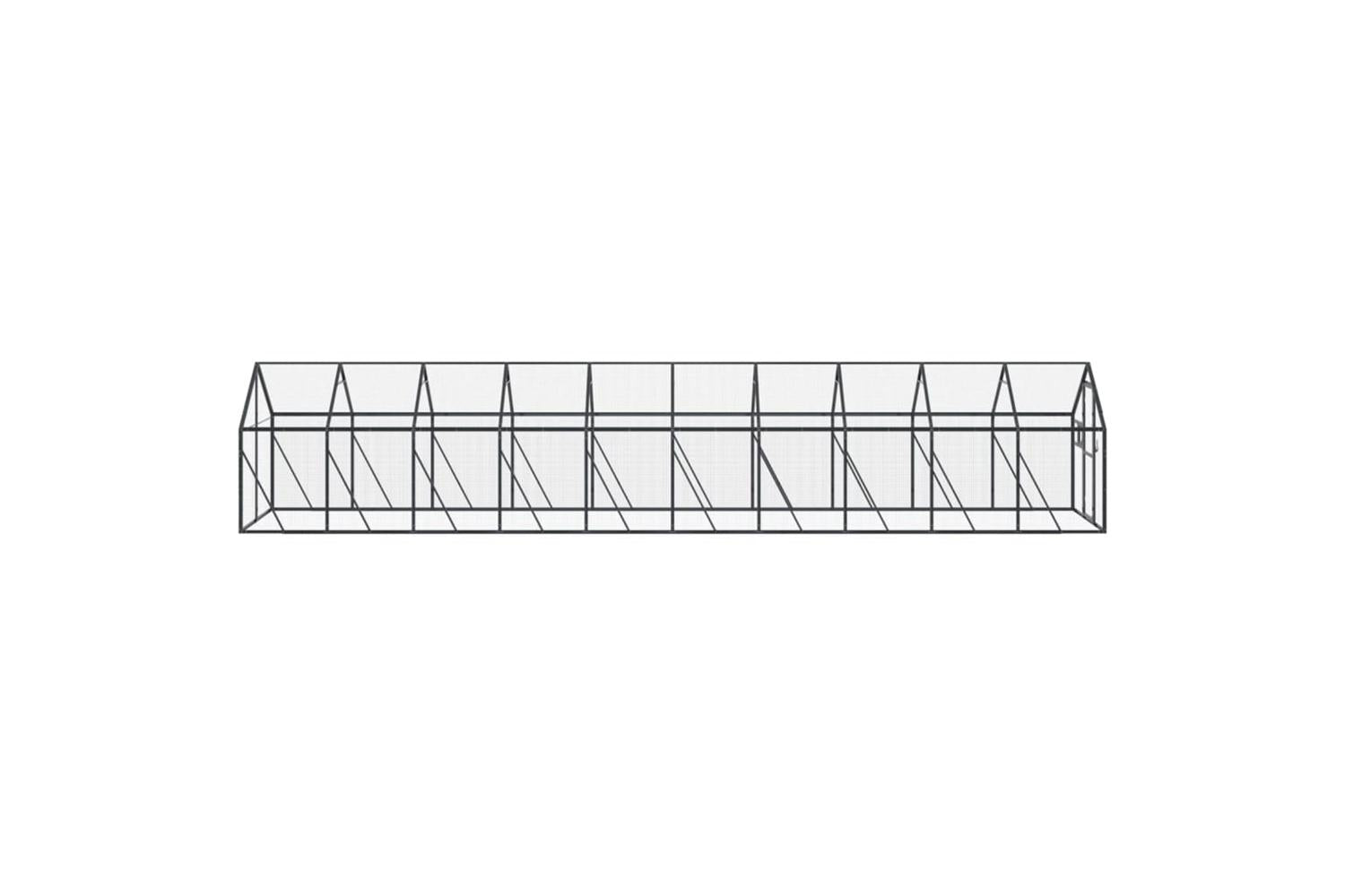 Aviary Anthracite 179x10x185 M Aluminium-4