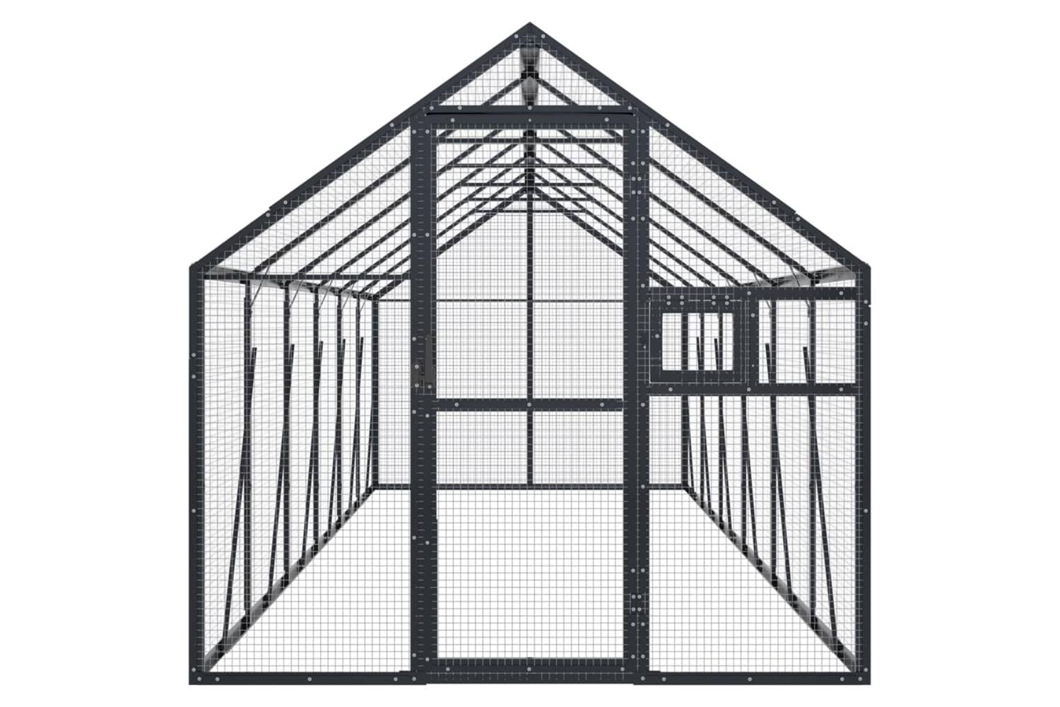 Aviary Anthracite 179x6x185 M Aluminium-3