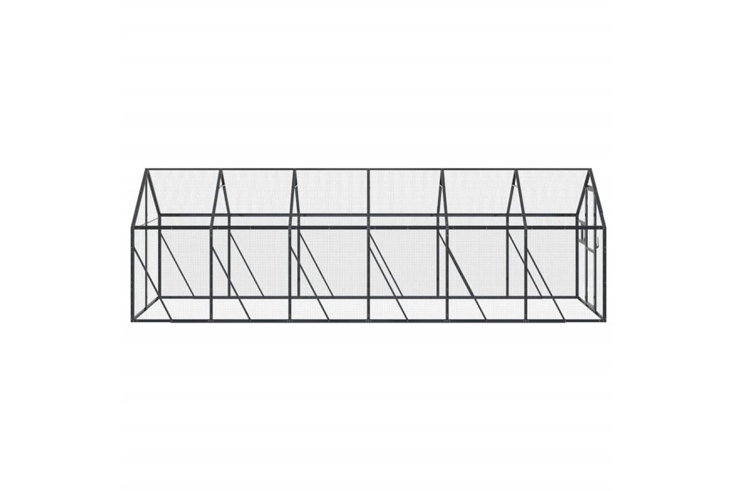 Aviary Anthracite 179x6x185 M Aluminium-4