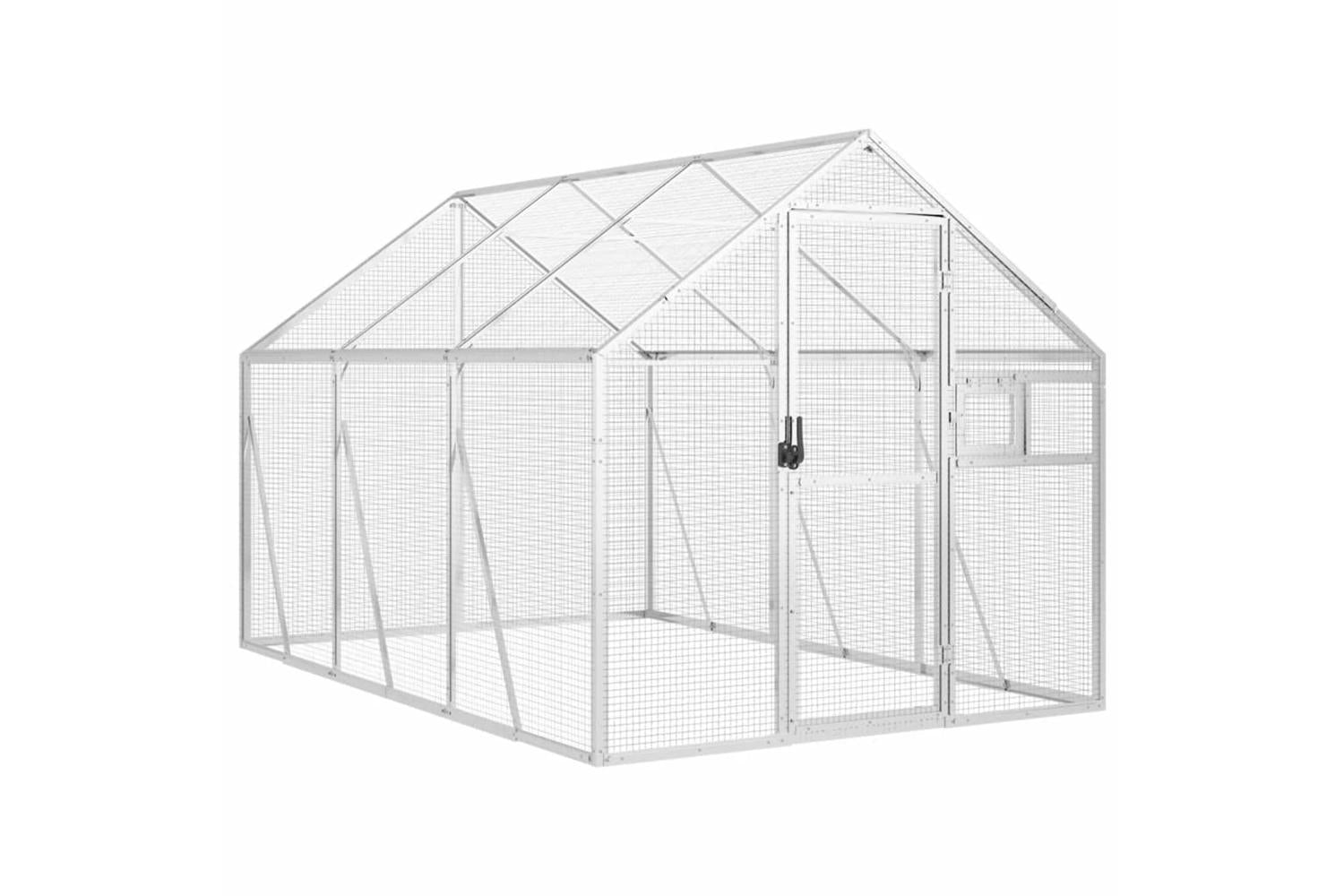 Aviary Silver 179x3x185 M Aluminium-2