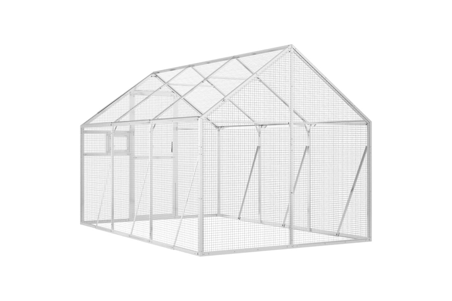 Aviary Silver 179x3x185 M Aluminium-5