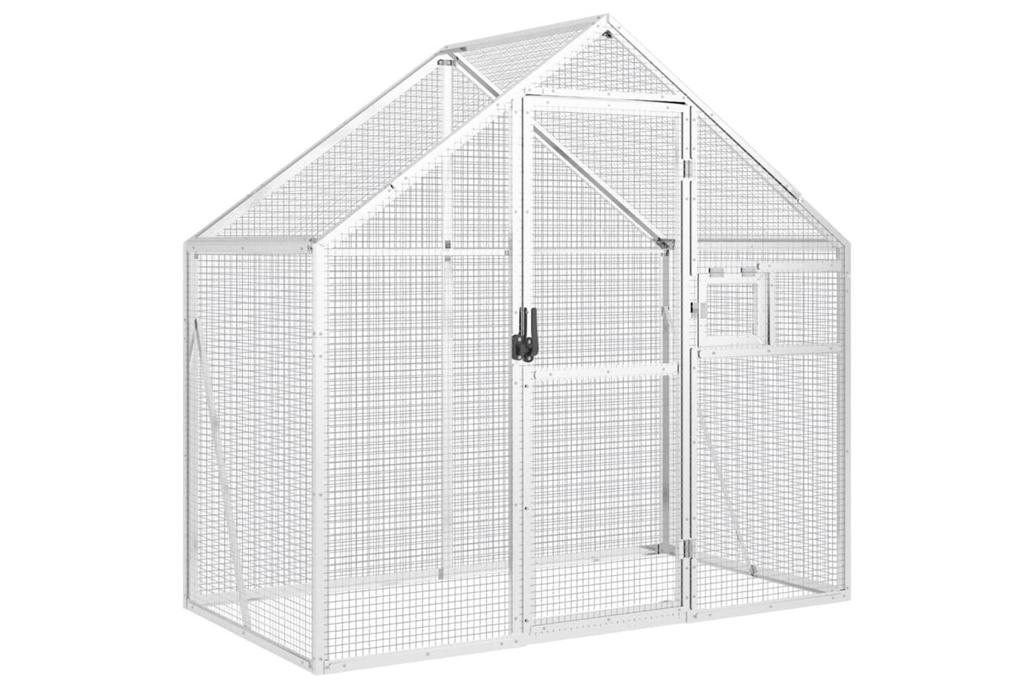 Aviary Silver 179x100x185 Cm Aluminium