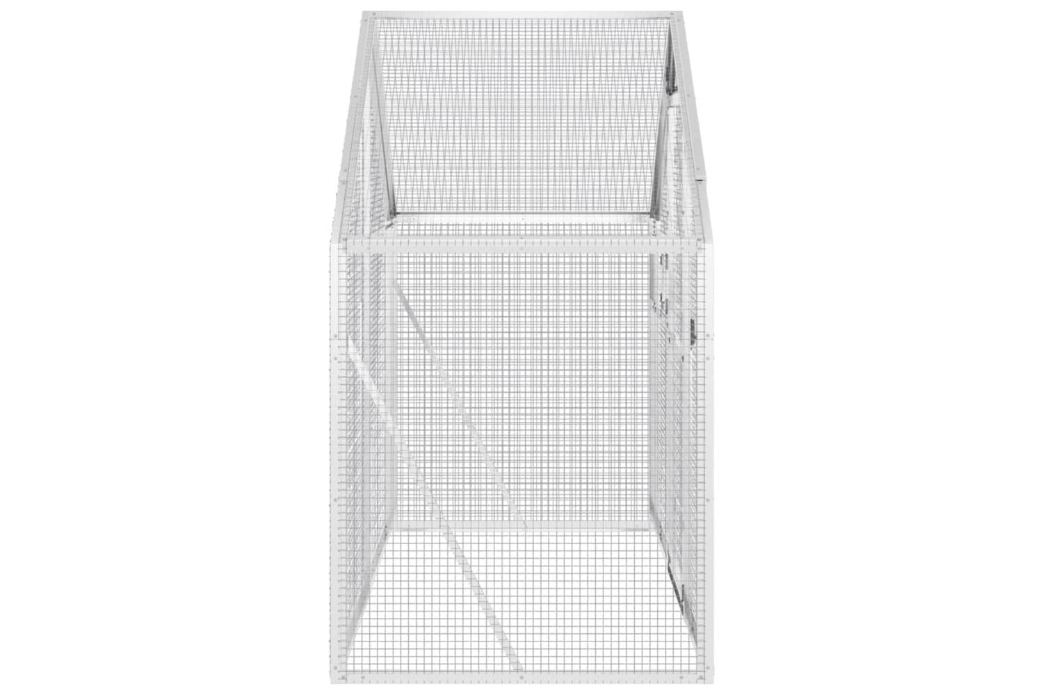 Aviary Silver 179x100x185 Cm Aluminium-4