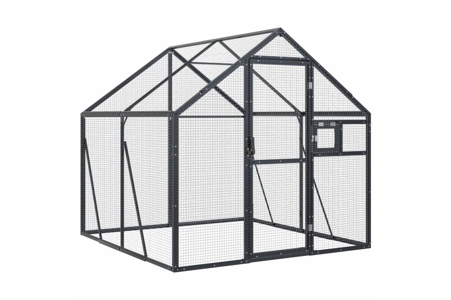 Aviary Anthracite 179x2x185 M Aluminium-2