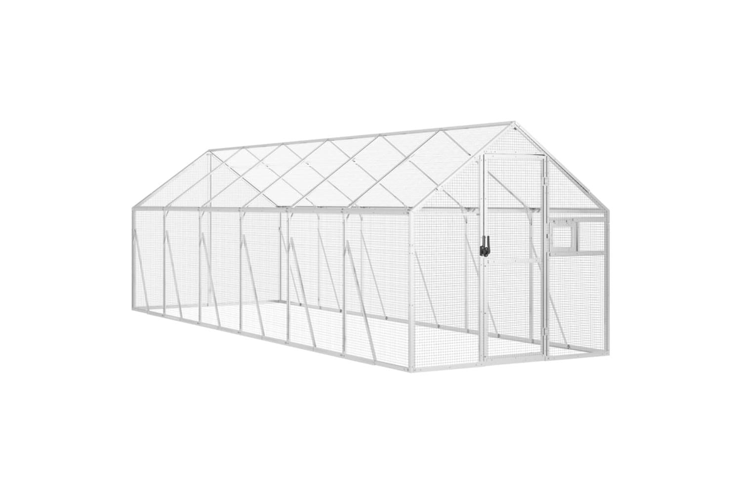 Aviary Silver 179x6x185 M Aluminium-2
