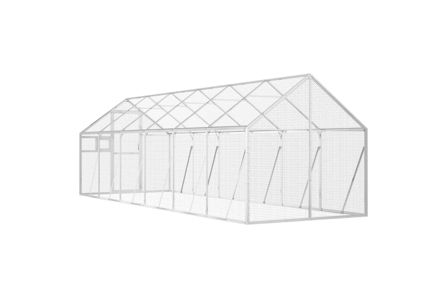 Aviary Silver 179x6x185 M Aluminium-5