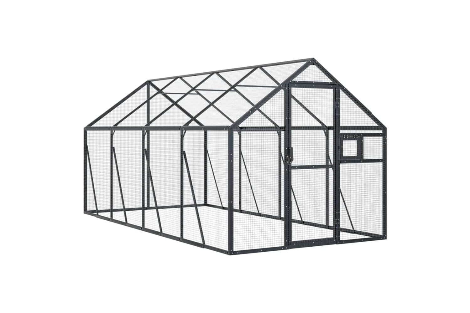 Aviary Anthracite 179x4x185 M Aluminium-2