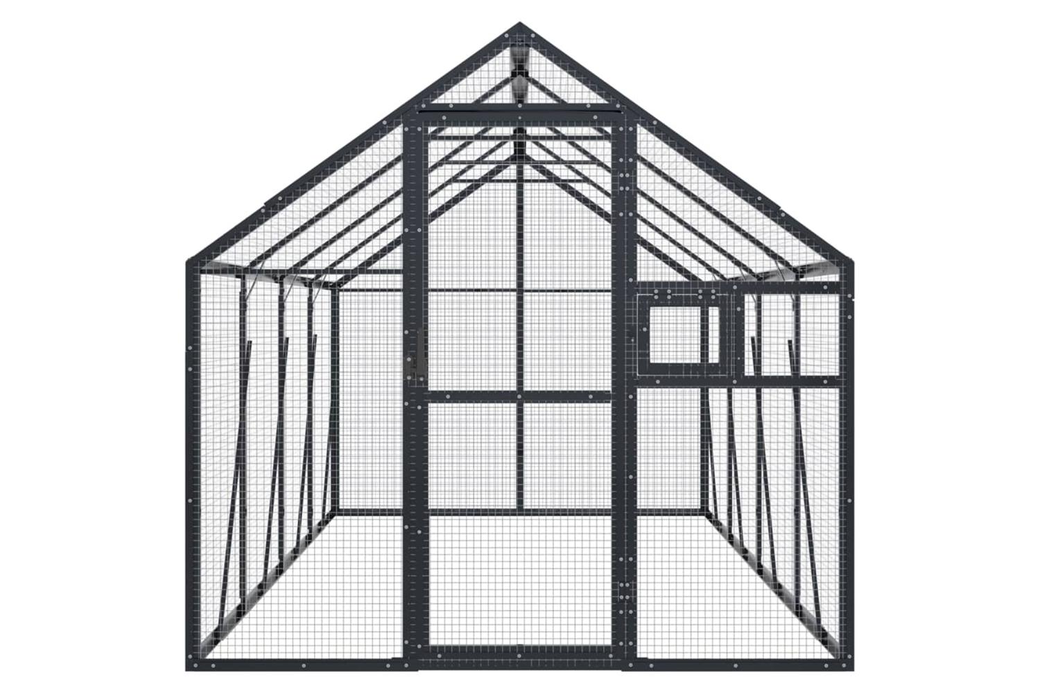 Aviary Anthracite 179x4x185 M Aluminium-3