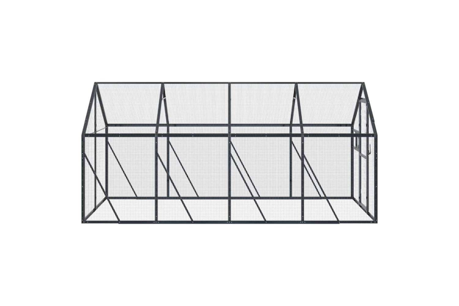 Aviary Anthracite 179x4x185 M Aluminium-4