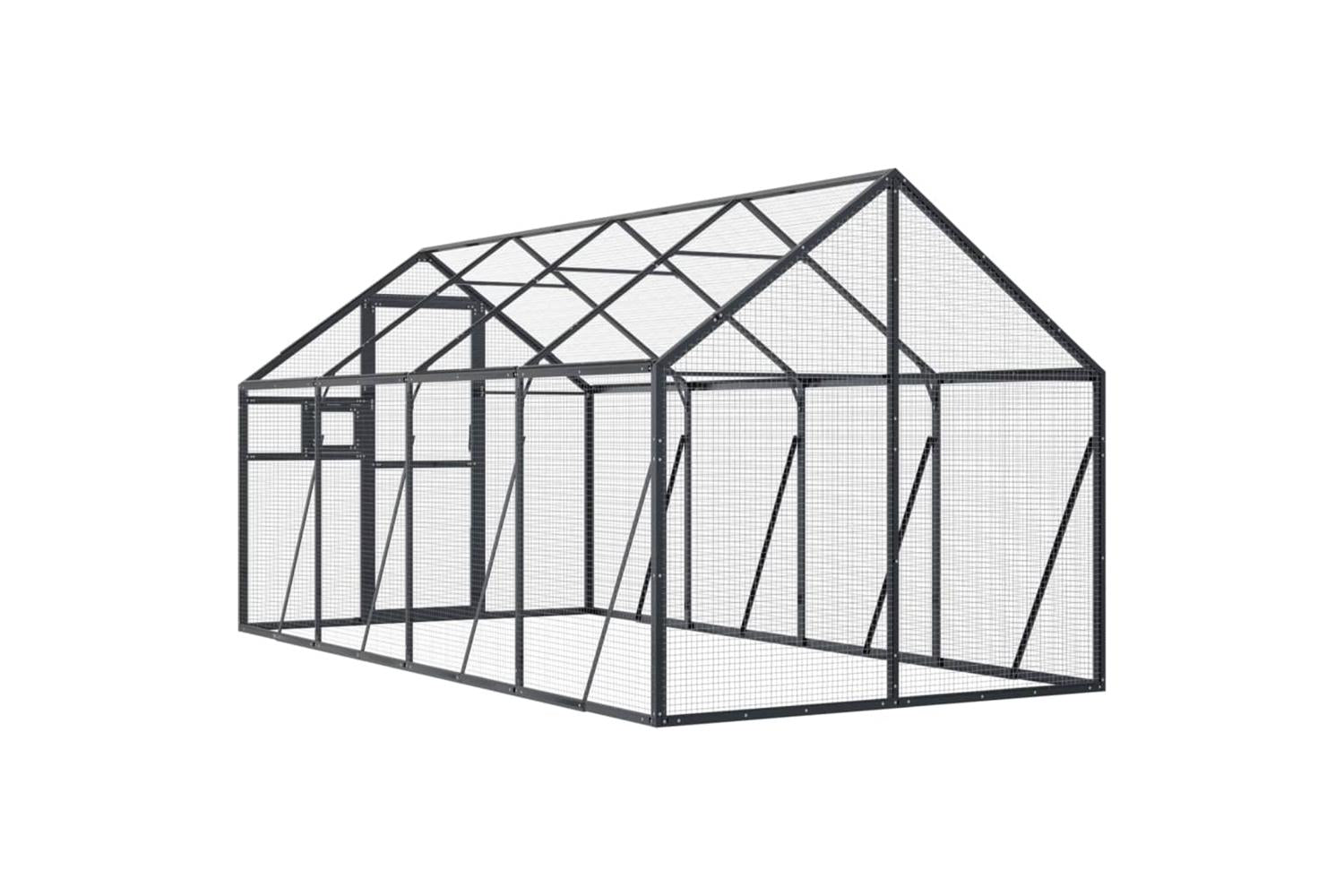 Aviary Anthracite 179x4x185 M Aluminium-5
