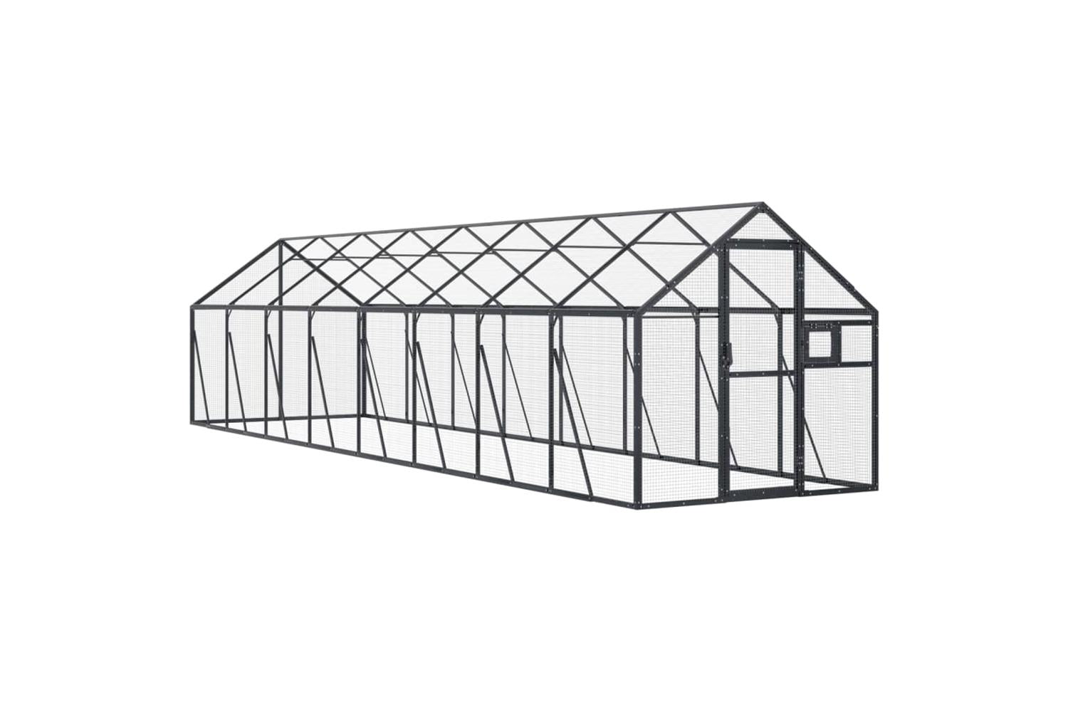 Aviary Anthracite 179x8x185 M Aluminium-2