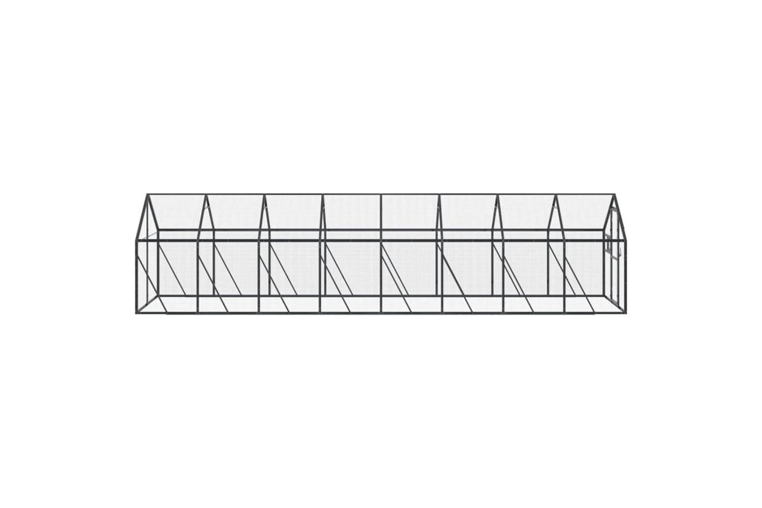 Aviary Anthracite 179x8x185 M Aluminium-4