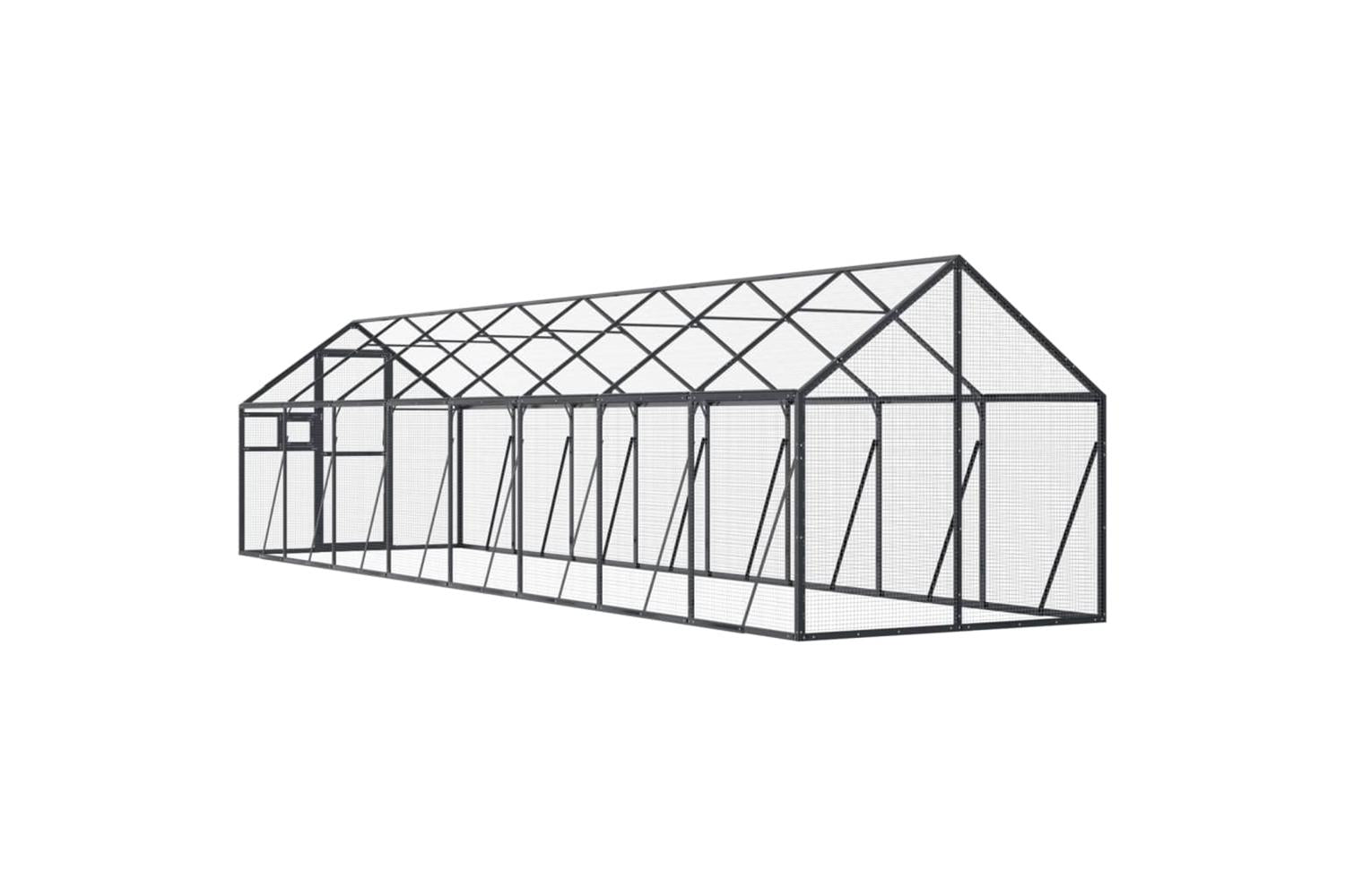 Aviary Anthracite 179x8x185 M Aluminium-5