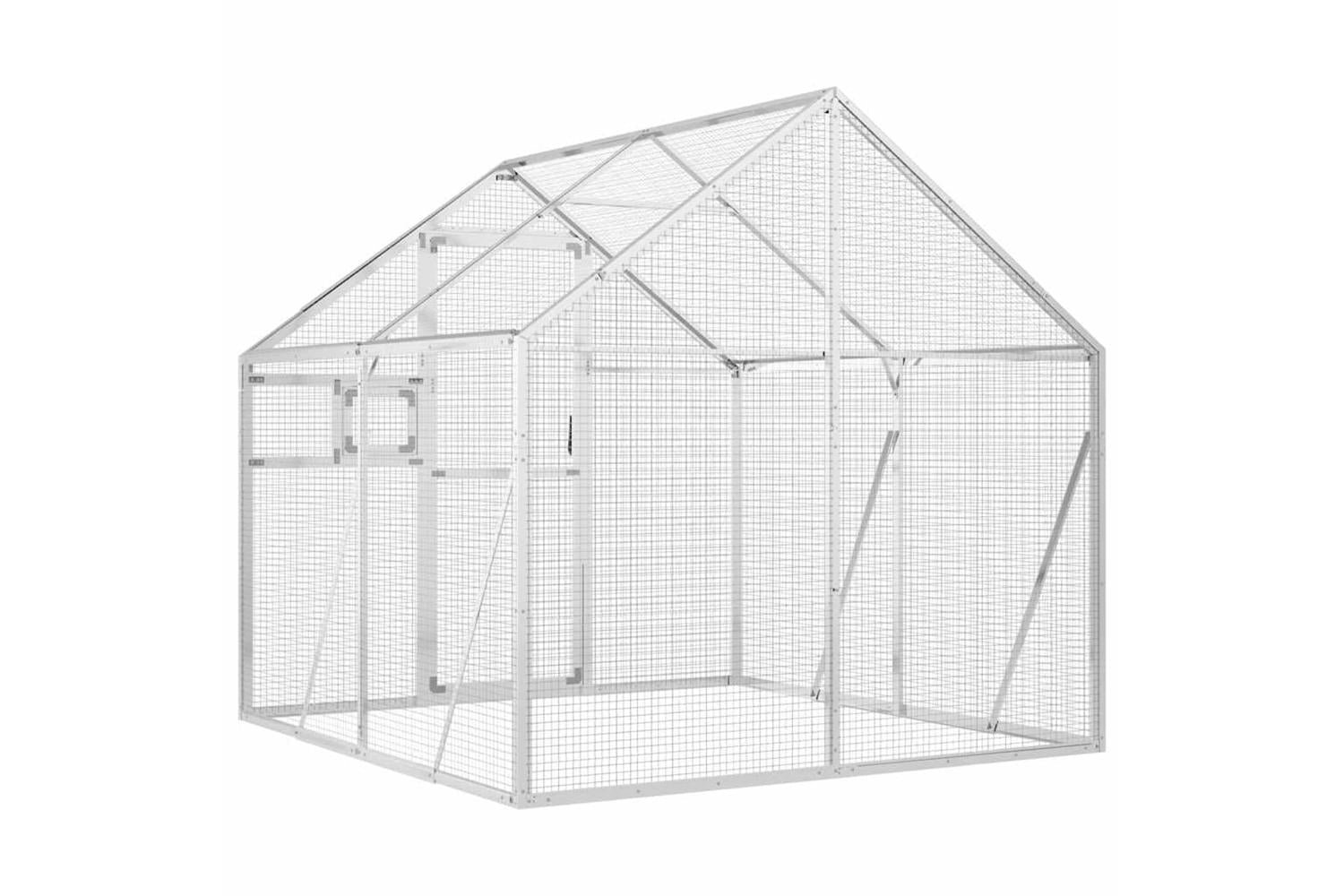 Aviary Silver 179x2x185 M Aluminium-5