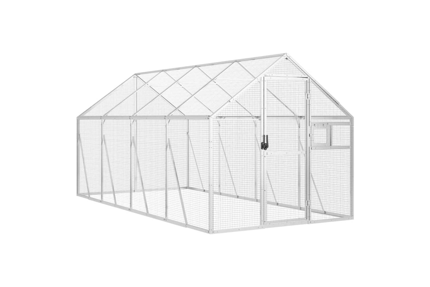 Aviary Silver 179x4x185 M Aluminium-2
