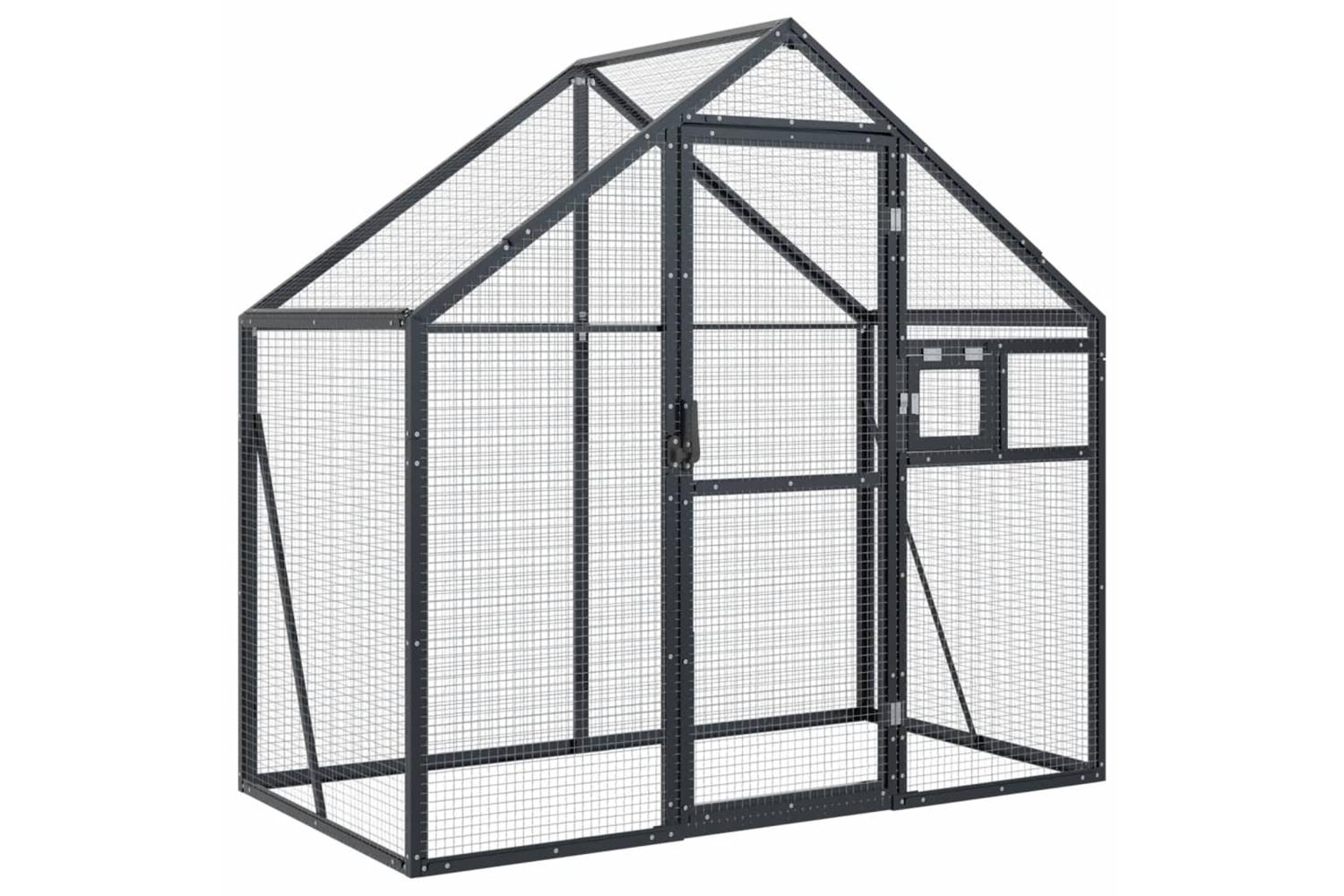 Aviary Anthracite 179x100x185 Cm Aluminium