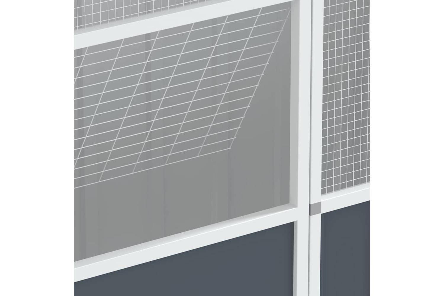 Bird Cage Anthracite 215x78x200 Cm Galvanised Steel-5