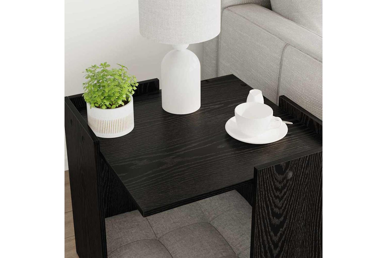Cat Litter Box Enclosure Black Oak 53 X 53 X 51 Cm-4