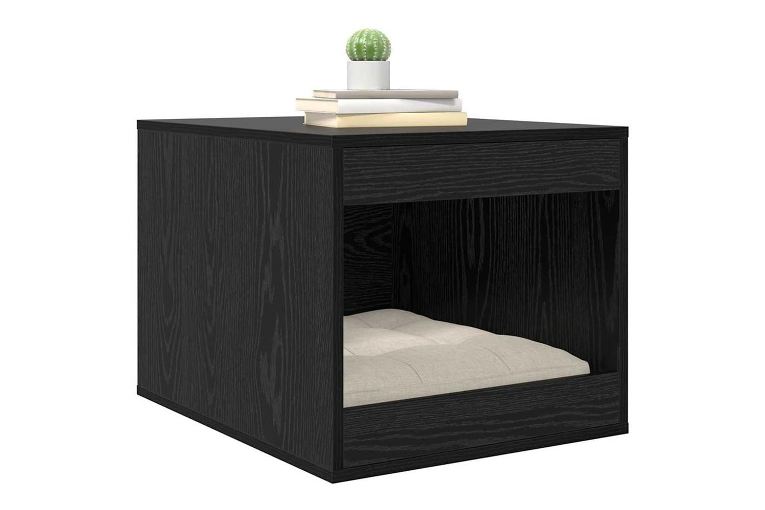 Cat Litter Box Enclosure Black Oak 47 X 59 X 42 Cm-3