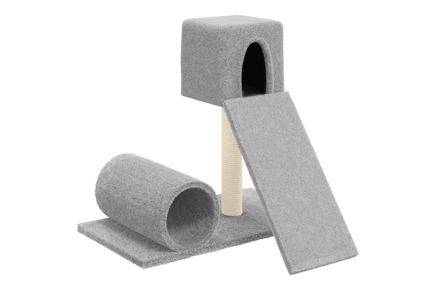 Cat Tree With Sisal Scratching Post Light Grey 59 Cm