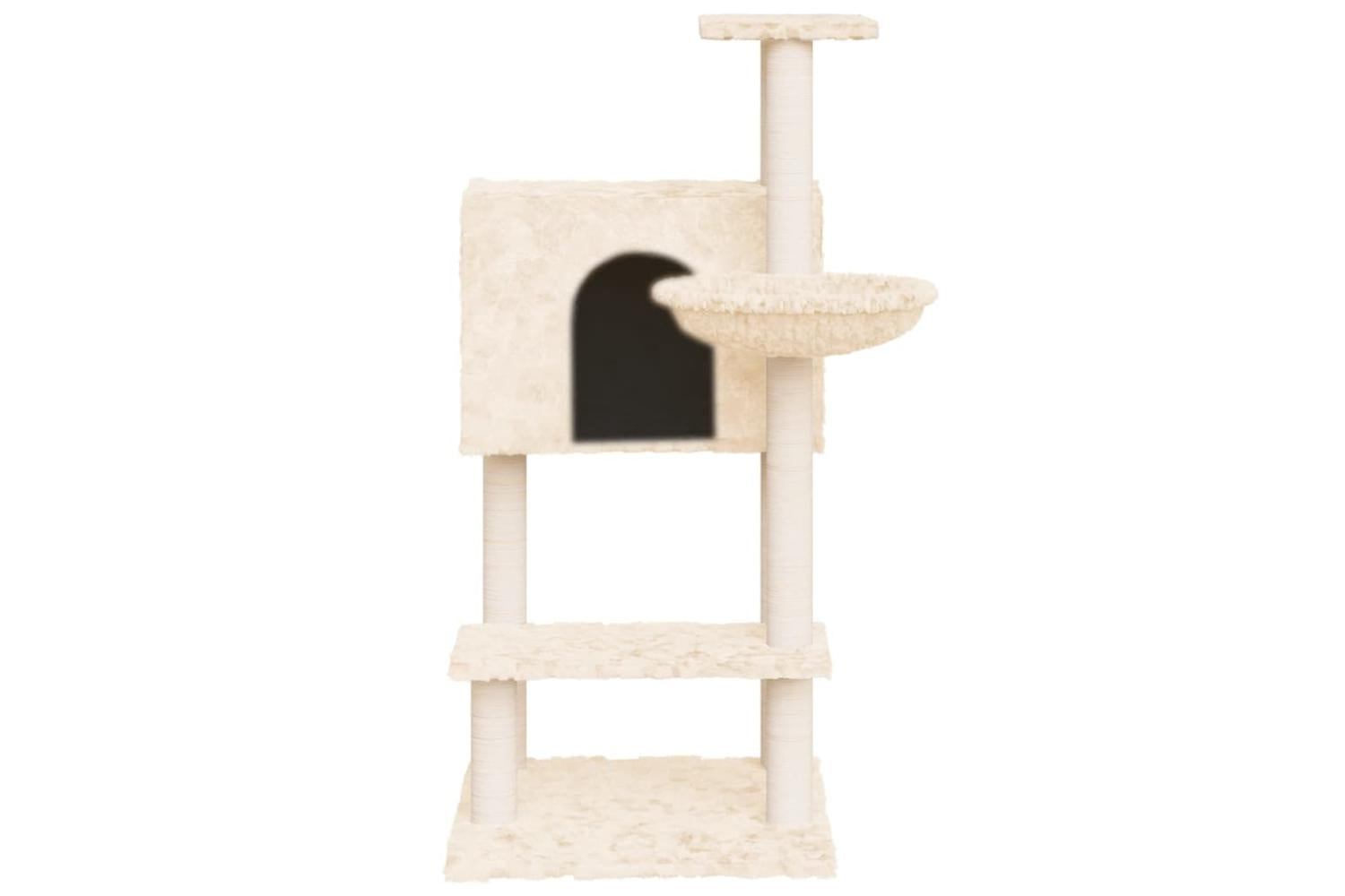 Cat Tree With Sisal Scratching Posts Cream 1085 Cm-4