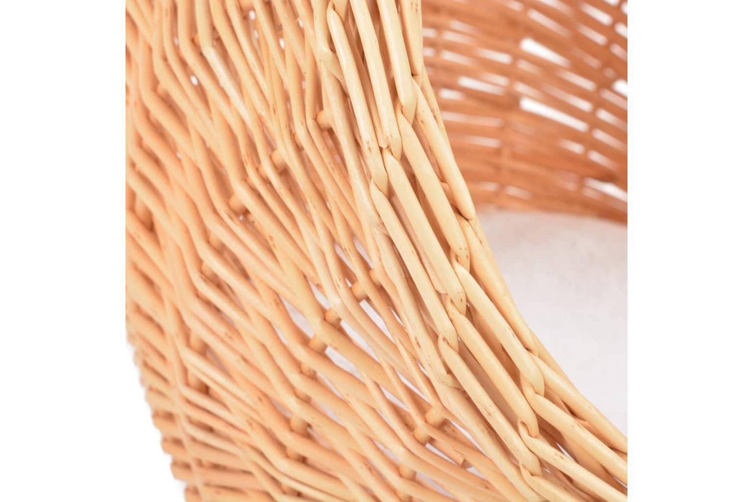 Cat Tree With Sisal Scratching Post Natural Willow Wood-6