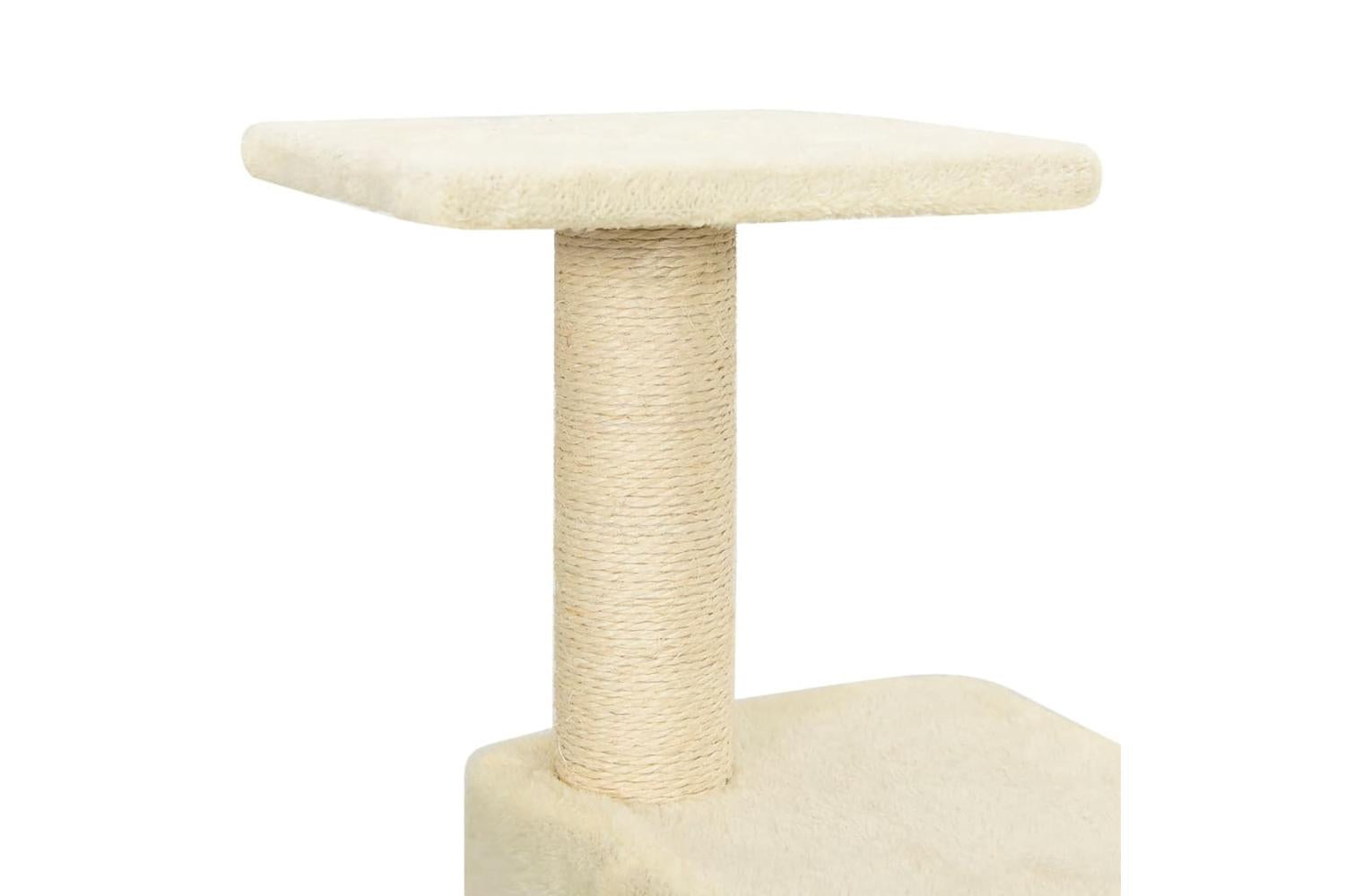 Cat Tree With Sisal Scratching Posts Cream 1185 Cm-7