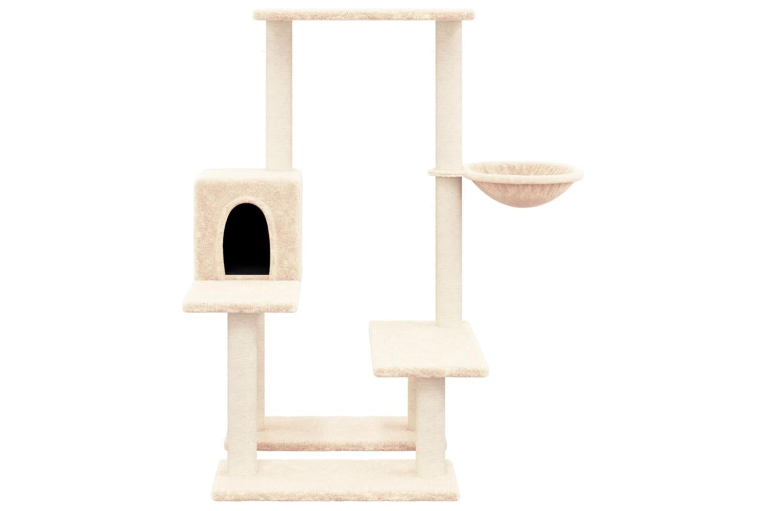 Cat Tree With Sisal Scratching Posts Cream 945 Cm-3