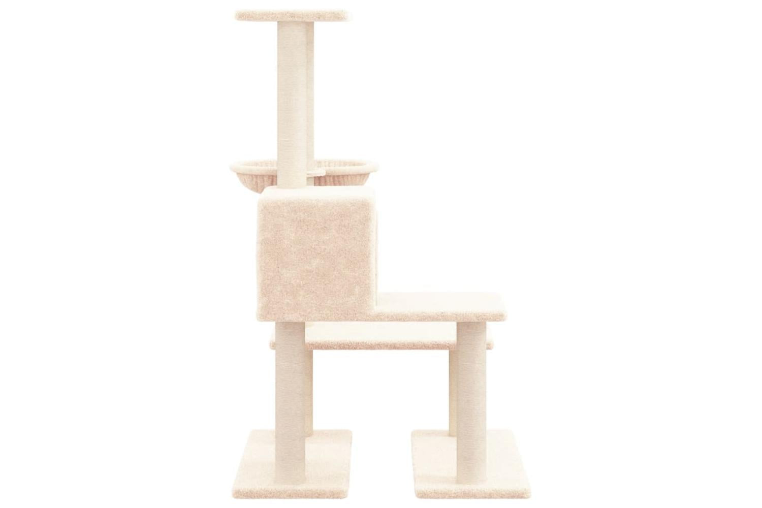 Cat Tree With Sisal Scratching Posts Cream 945 Cm-4