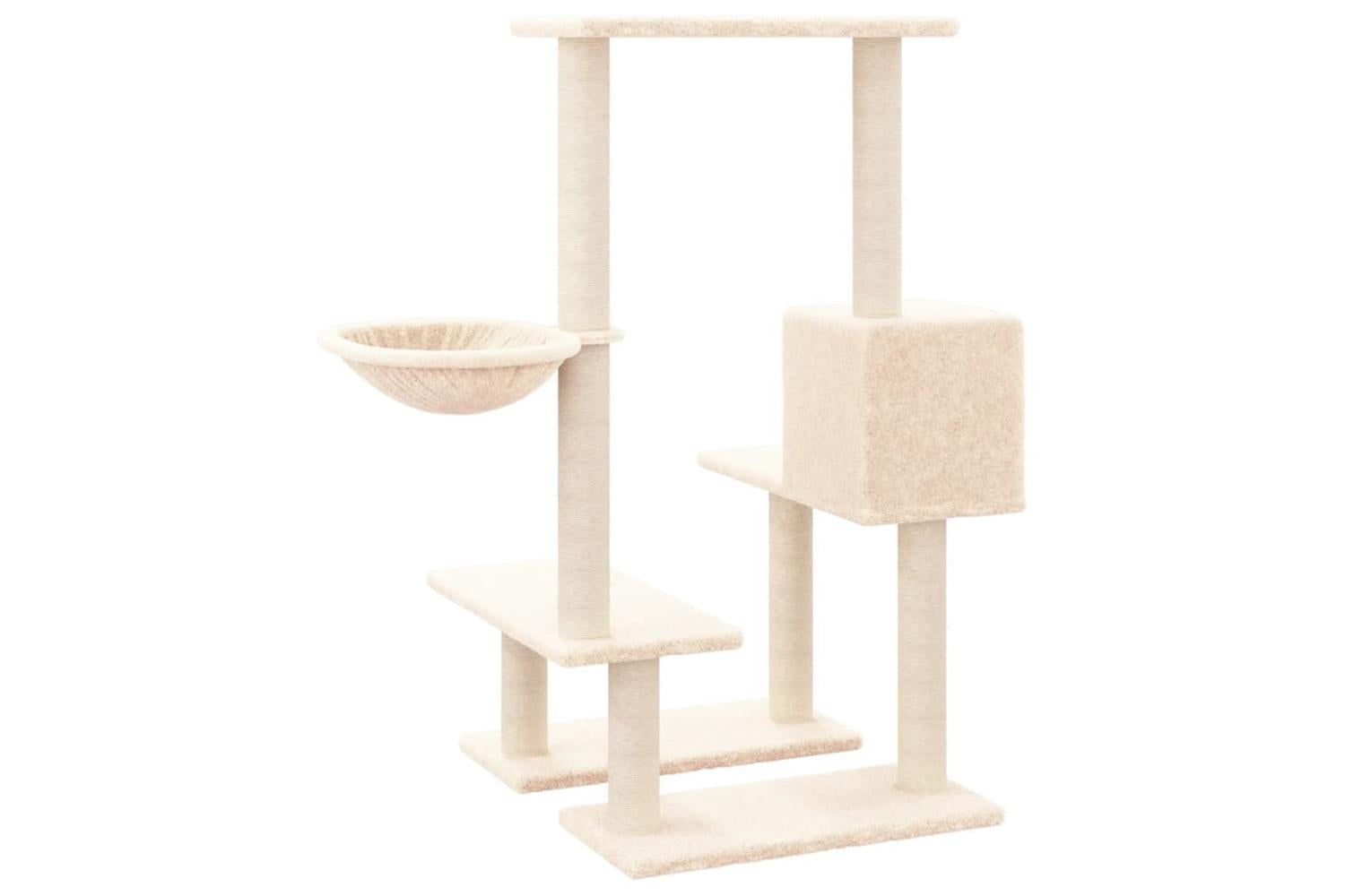 Cat Tree With Sisal Scratching Posts Cream 945 Cm-5