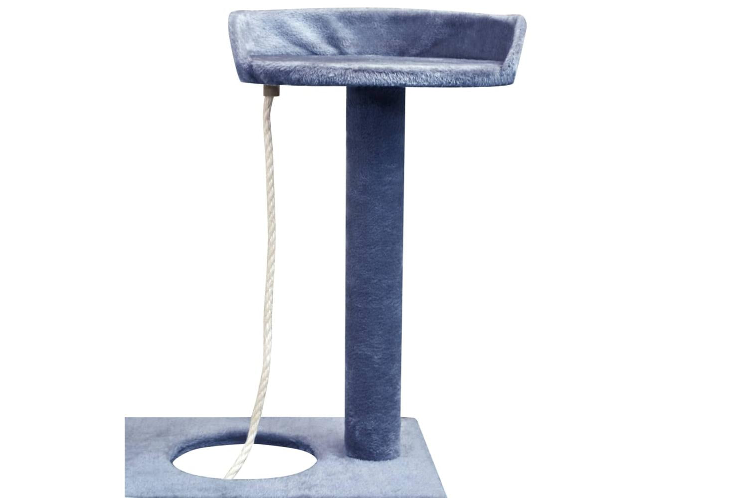 Cat Tree With Sisal Scratching Posts 150 Cm Dark Blue-4