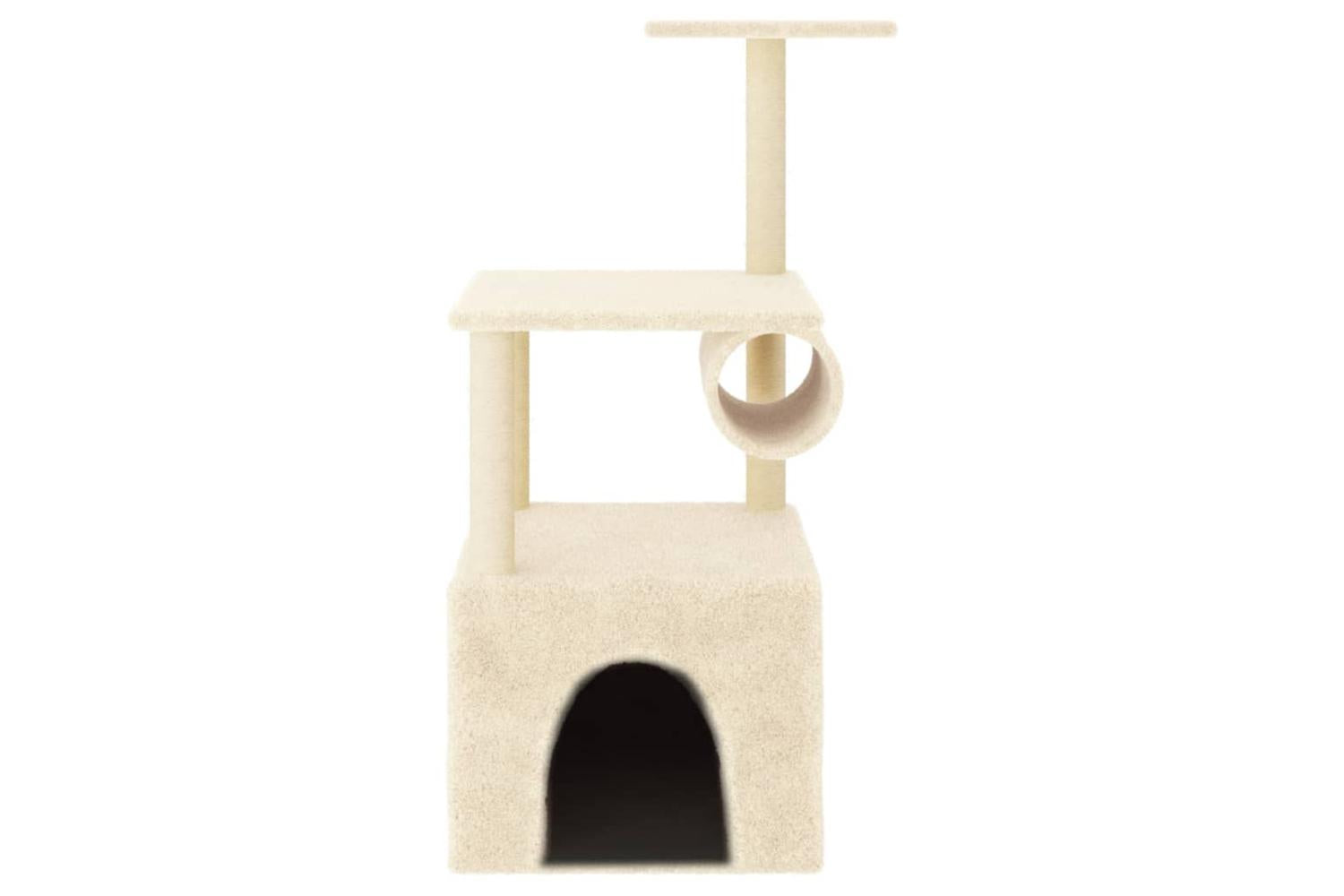 Cat Tree With Sisal Scratching Posts Cream 1095 Cm-3