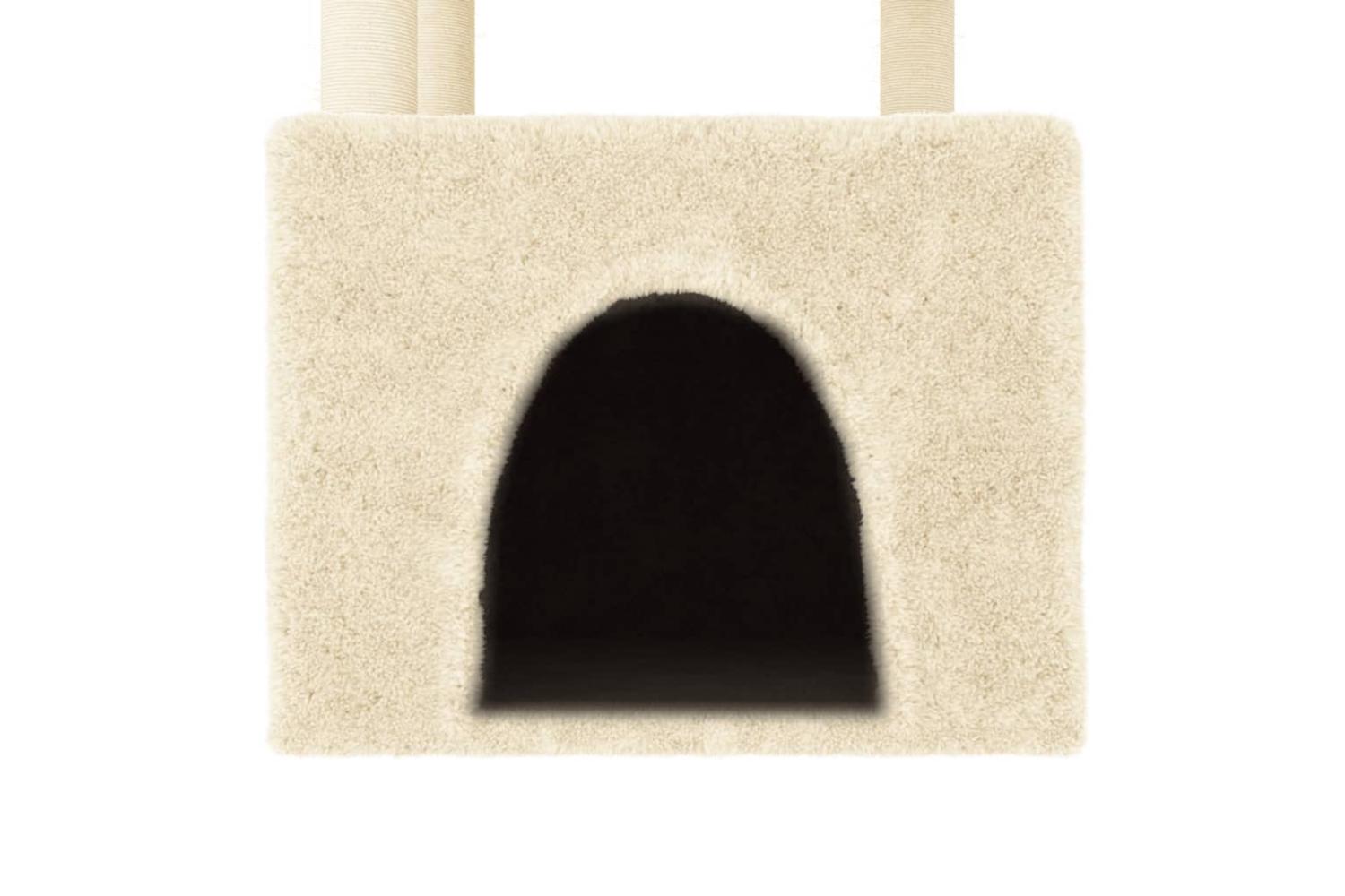 Cat Tree With Sisal Scratching Posts Cream 1095 Cm-5