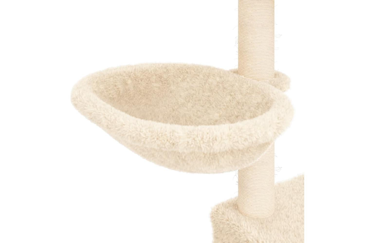 Cat Tree With Sisal Scratching Posts Cream 83 Cm-8